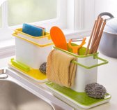 TheHighTable - Gootsteen organizer - Vaatdoekhouder - Geel