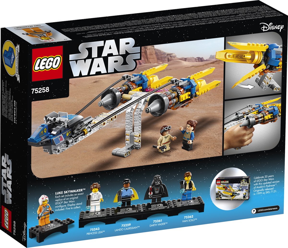 LEGO Star Wars Anakin's Podracer – 20th Anniversary Ed 75258 — afbeelding 6
