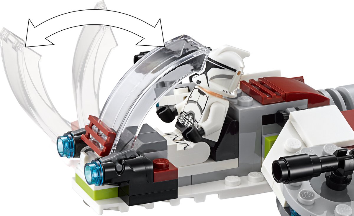 LEGO Star Wars Jedi en Clone Troopers Battle Pack - 75206 — afbeelding 12