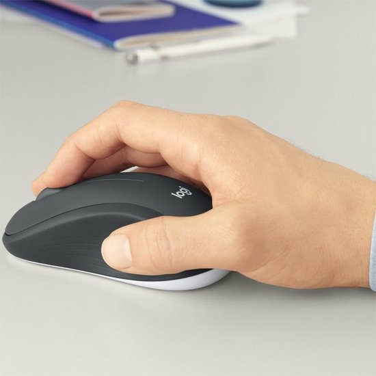 Logitech MK540 Advanced clavier Souris incluse RF sans fil QWERTY US International Noir, Blanc