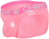 Andrew Christian - Neon Venom Brief - Maat M - Heren slip - Slangenprint - Roze - Mannen ondergoed