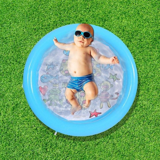 Glad ding schending Opblaasbadje Baby - Opblaasbad - Opblaasbaar Zwembad Kinderen - Peuterbad  Voor Zomer -... | bol.com