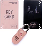 TSA Card Lock - Ash Rose / TSA Card Slot - Herschel Travel Accessory / Beperkte Levenslange Garantie / Roze