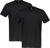 Lerros Korte mouw T-shirt - 2001014 (2Pack) Zwart (Maat: XXXL)