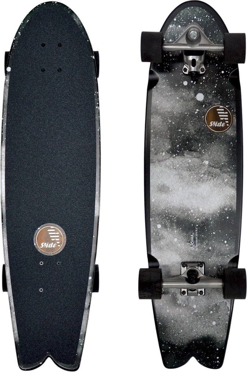 Slide SurfSkate Neme Pro Spacial ” – Surf Skateboard Zwart
