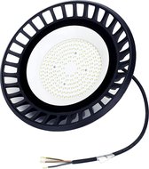 LED UFO High Bay 100W - Igna Eiya - Magazijnverlichting - Waterdicht IP65 - Helder/Koud Wit 6500K - Aluminium