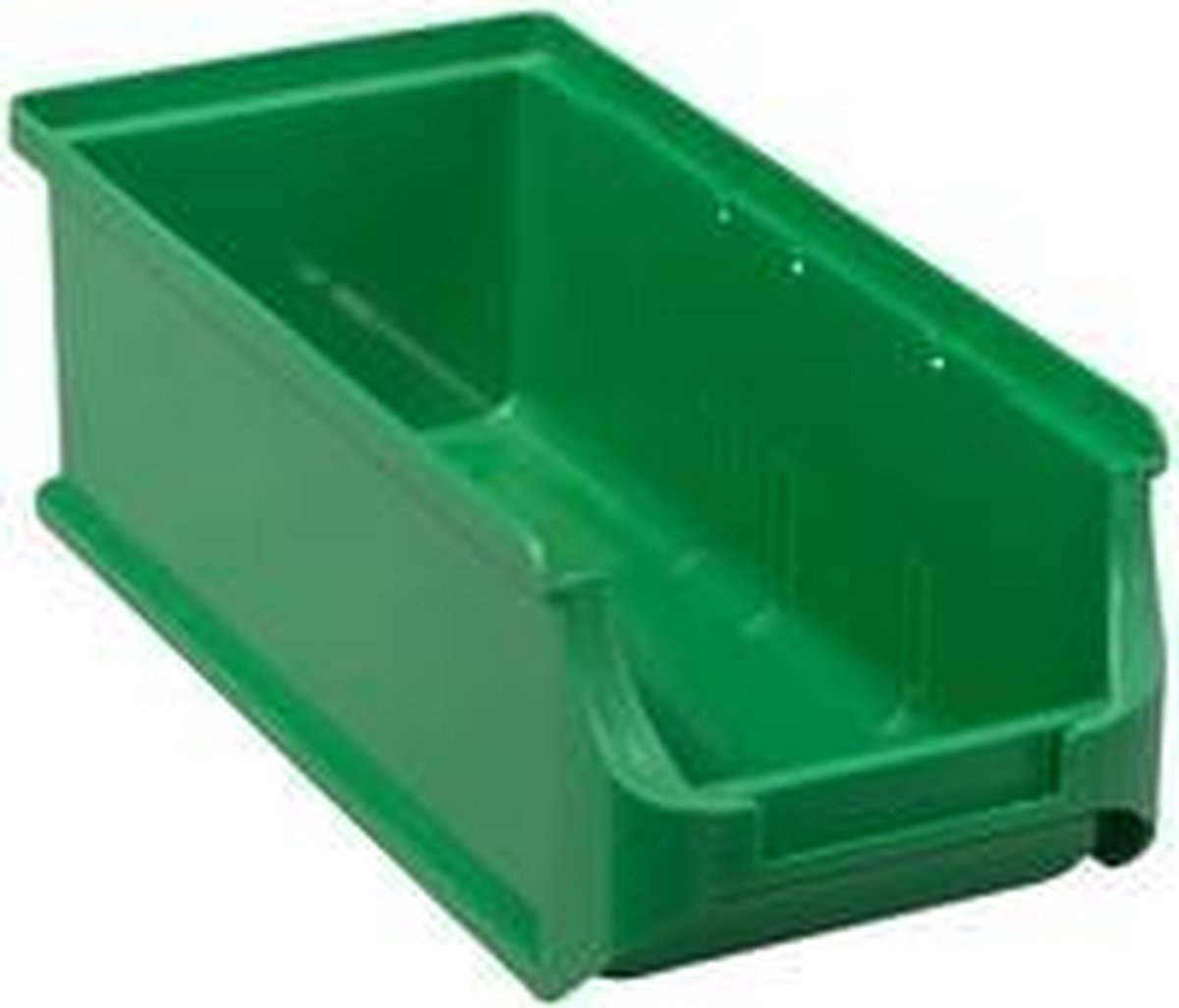 allit open fronted storage bin ProfiPlus Box 2L, gemaakt van PP, groen