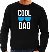 Cool dad - sweater zwart voor heren - papa kado trui / vaderdag cadeau M