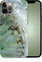 Lushery Hoesje - geschikt voor iPhone 12 - Fashion Back Case Hoesje - Crystal Lake