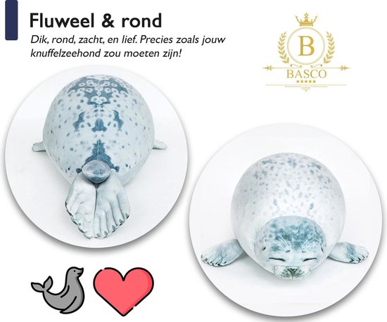 Oreiller De Phoque – Peluche De Phoque Chubby Blob, Jouet Océan En Peluche, Article De Décoration De Chambre Mignon, Compagnon De Soulagement Du Stress Moelleux Et Confortable | Grands Sceaux, Cadeau