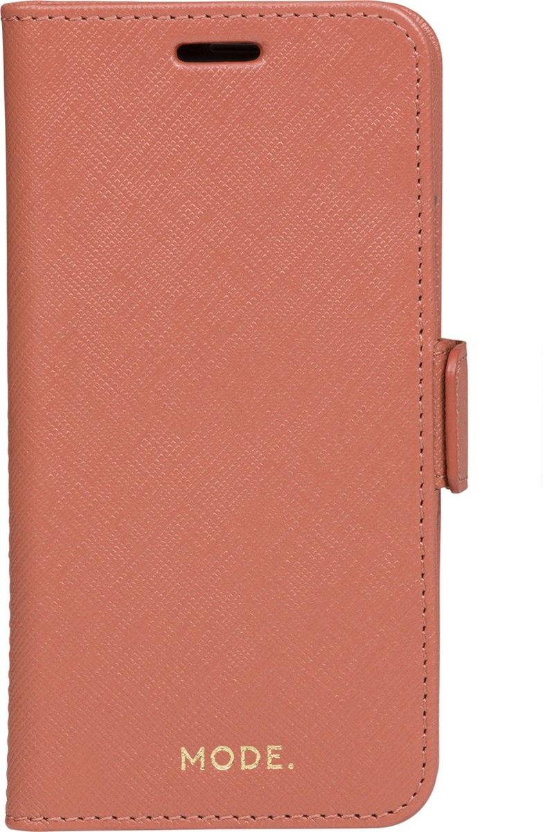 iPhone 11 Pro/Xs/X Bookcase hoesje - dbramante1928 - Effen Roze - Leer