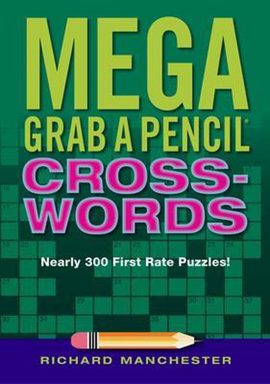 Mega Grab a Pencil Crosswords 9780884867814 Boeken bol