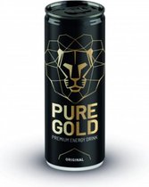 Pure Gold Premium Energy Drink 25cl tray 24 blikjes