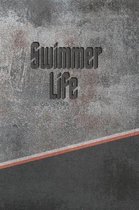 Swimmer Life: Personalized Isometric Dot Notebook 120 Pages 6x9