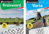 Puzzelsport - Puzzelboekenset - Kruiswoord 2-3* & Varia 3*  - Nr.1