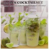 Cuisine Performance Cocktailset - met 4 glazen en shaker