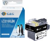 G&G Huismerk Inktcartridge Alternatief voor Brother LC-3219 LC-3219XL zwart Hoge Capaciteit
