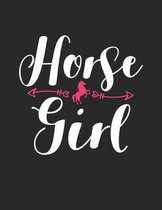 Reittagebuch: Trainingstagebuch f�r mein Pferd und mich I F�r �ber 100 Eintr�ge im A4+ Format I Motiv: Horse girl