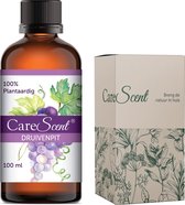 CareScent Druivenpit Olie (Koudgeperst) | Plantaardige Olie / Draagolie / Basisolie | Grapeseed Oil | voor Haar, Huid en Lichaam | 100% Puur | Druivenpitolie - 100 ml