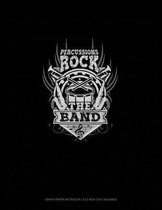 Percussions Rock the Band: Graph Paper Notebook - 0.25 Inch (1/4) Squares
