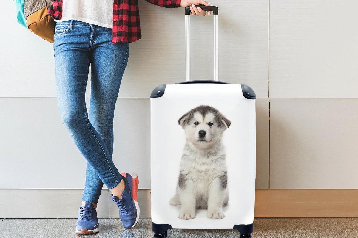 Valise - Fleurs - Feuilles - Bohème - Bagage à Main Cm - Bagage à Main - Trolley