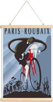 JUNIQE - Posterhanger Parijs Roubaix 1896 - Wielrennen Klassieke kunst