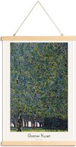 JUNIQE - Posterhanger Klimt - Park -60x90 /Groen