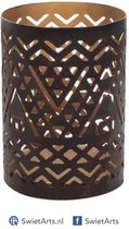 WoodWick Petite Candle Holder Geometric