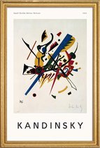 JUNIQE - Poster in houten lijst Kandinsky - Small Worlds -30x45