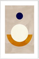 JUNIQE - Poster in kunststof lijst Cradle -20x30 /Ivoor & Oranje