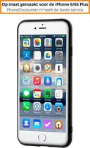 Foonig Silicone Hoesje Zwart - Geschikt Voor Apple iPhone 6S Plus