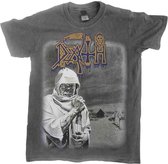 Death Heren Tshirt -L- Leprosy - Vintage Wash Grijs