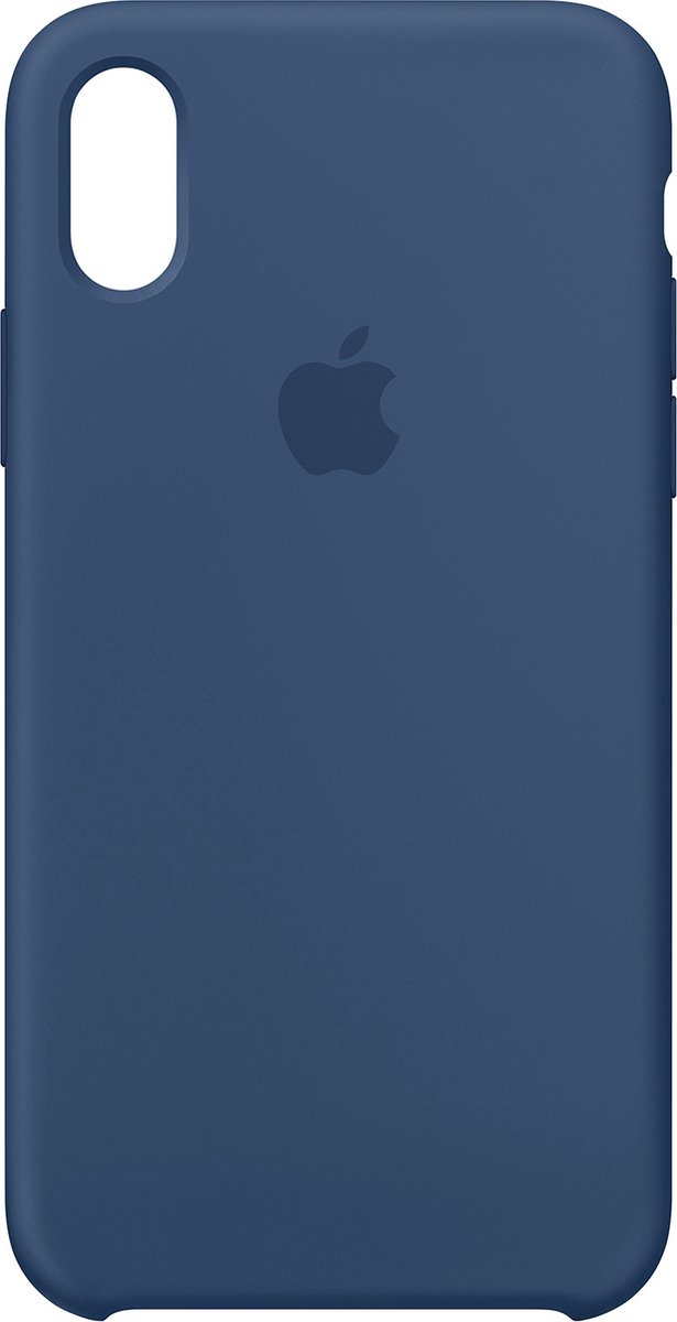Apple - siliconen Back Cover - iPhone X - Donker Blauw