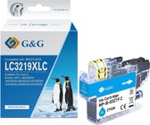 G&G Huismerk Inktcartridge Alternatief voor Brother LC-3219 LC-3219XL cyaan Hoge Capaciteit