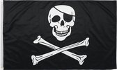 New Age Devi - Jolly Roger - Piraten vlag - Pirate flag - 90 x 150 cm - Skull & Bones