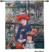 Wandkleed – Two sisters – Twee zusjes – Pierre-Auguste Renoir