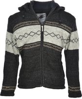 Pure Wool herenvest WJK-1313 - antraciet - S