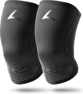 Reeva knee sleeves - reflective - zwart - unisex - verkocht per paar - medium