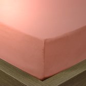 Hoeslaken Katoen Roze 160x200 + 30cm
