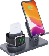 Luxe 3in1 Houder Voor Apple Watch/iPhone/Airpods/iPad- iWatch Docking Station Oplaadstation Desk Mount Standaard - Smartphone Tablet Display Oplaad Dock Charger Stand - Laadstation  Stand Taf