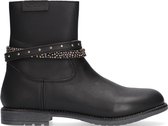 Omoda Om121740 Enkellaarsjes - Enkelboots met rits - Meisjes - Zwart - Maat 36