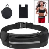 Hardloopriem inclusief extra geldhouder en kaarthouder voor telefoon - Running belt - Hardloop riem - Hardloopband - Sportband - Heuptas