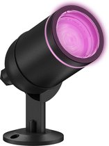 Calex Smart Outdoor LED Grondspot - Slimme Buitenlamp met App - RGB en Warm Wit Licht - Buitenverlichting voor Tuin - 4W - Zwart