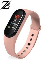 M4 Stappenteller -Smartwatch- Activity Tracker - Sporthorloge - Heren - Dames - Roze