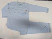 Petit Bateau - Pyjama - Jongen - Katoen - Bleek blauw - 8 jaar 126