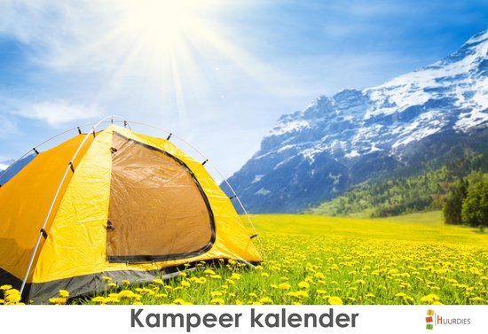 Idée cadeau| Calendrier de camping 35x24 cm | Calendrier des campings 2021 | calendrier de camping| Calendrier 35 x 24 cm