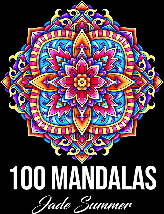 Pebish spons tong Mandala Coloring Book - 100 Mandalas - Jade Summer - Kleurboek voor  volwassenen | bol.com