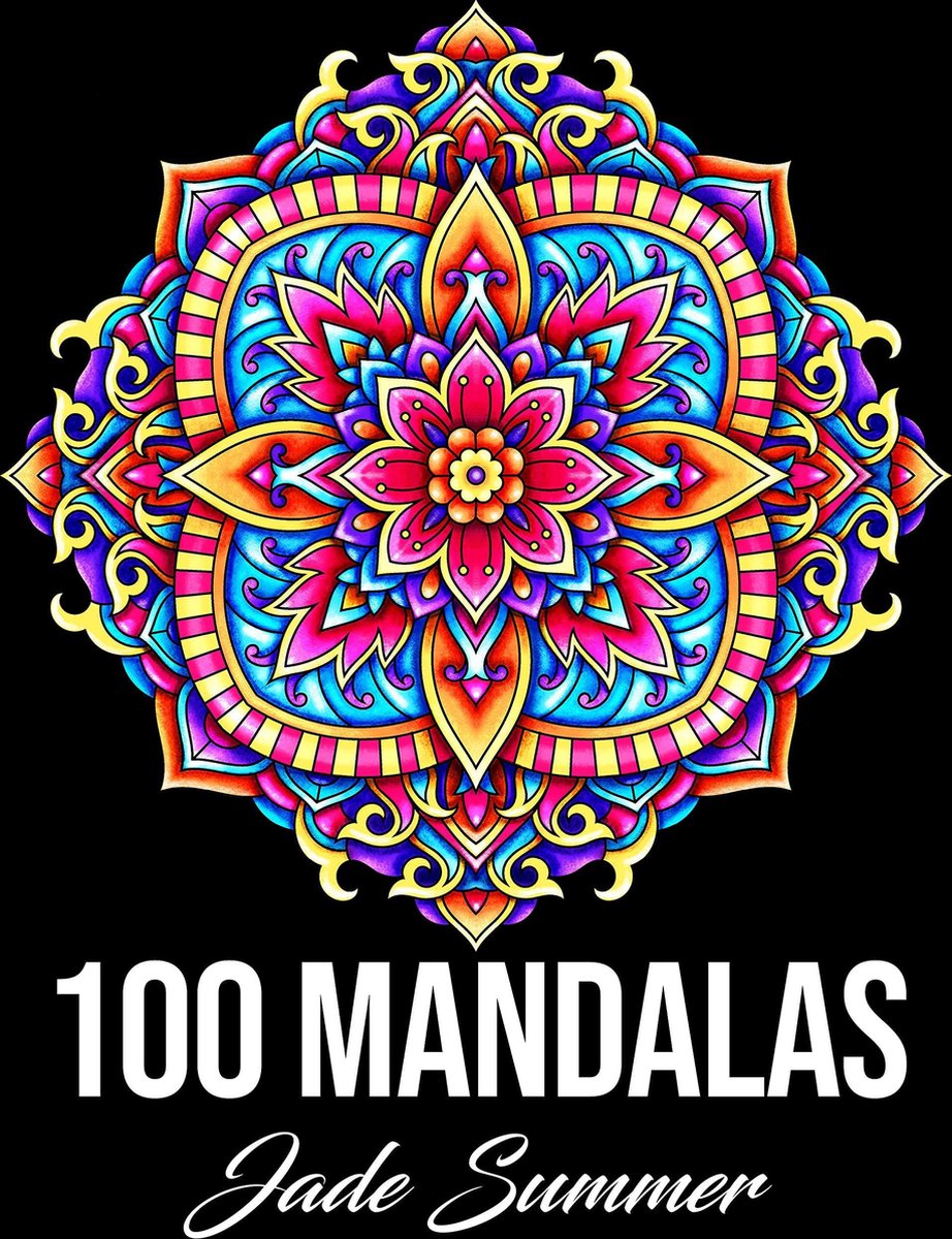 Mandala Coloring Book - 100 Mandalas - Jade Summer - Kleurboek voor volwassenen