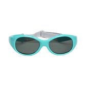 Melleson Eyewear Kinderzonnebril Noah met band - 2-4 jaar - Maat M - Aqua