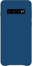 Samsung Galaxy S10 hoesje – Blauw – Siliconen